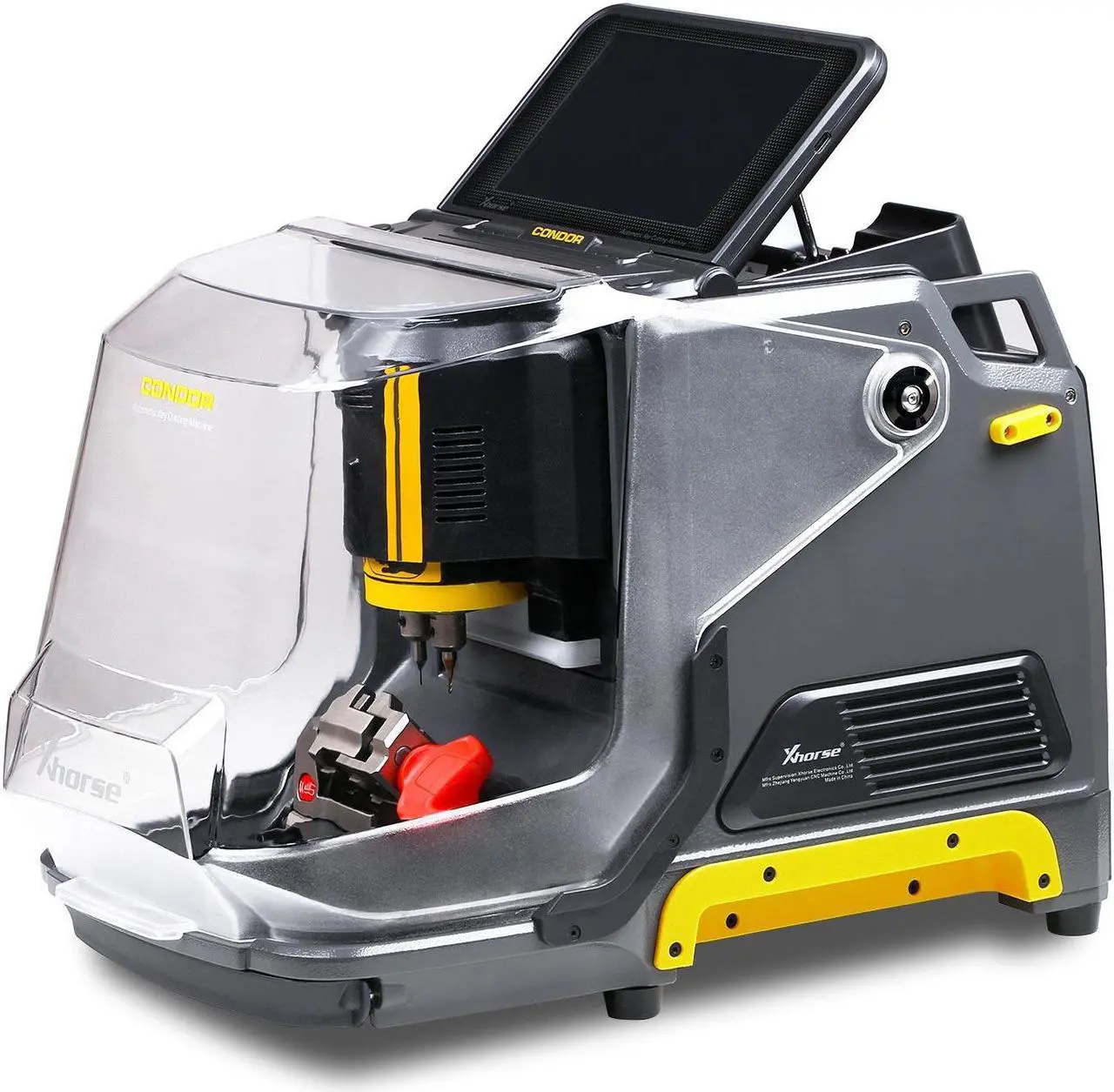Alt view image 3 of 7 - Xhorse Condor XC-MINI Plus II Key Cutting Machine Support Car Motorbike Household Keys with Free M3 and M5 Clamps