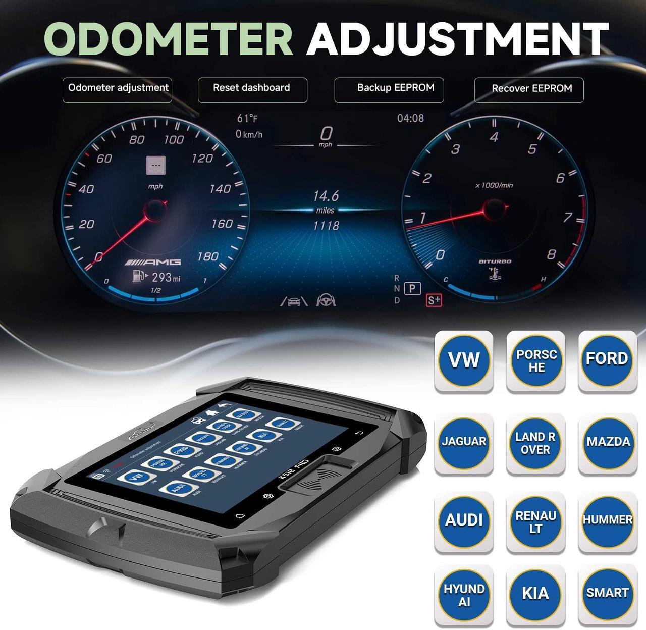 Alt view image 4 of 6 - Lonsdor K518 PRO Full Version All In One Key Programmer with 2pcs LT20, Toyota FP30 Cable, Nissan 40 BCM Cable JCD JLR and ADP Adapter