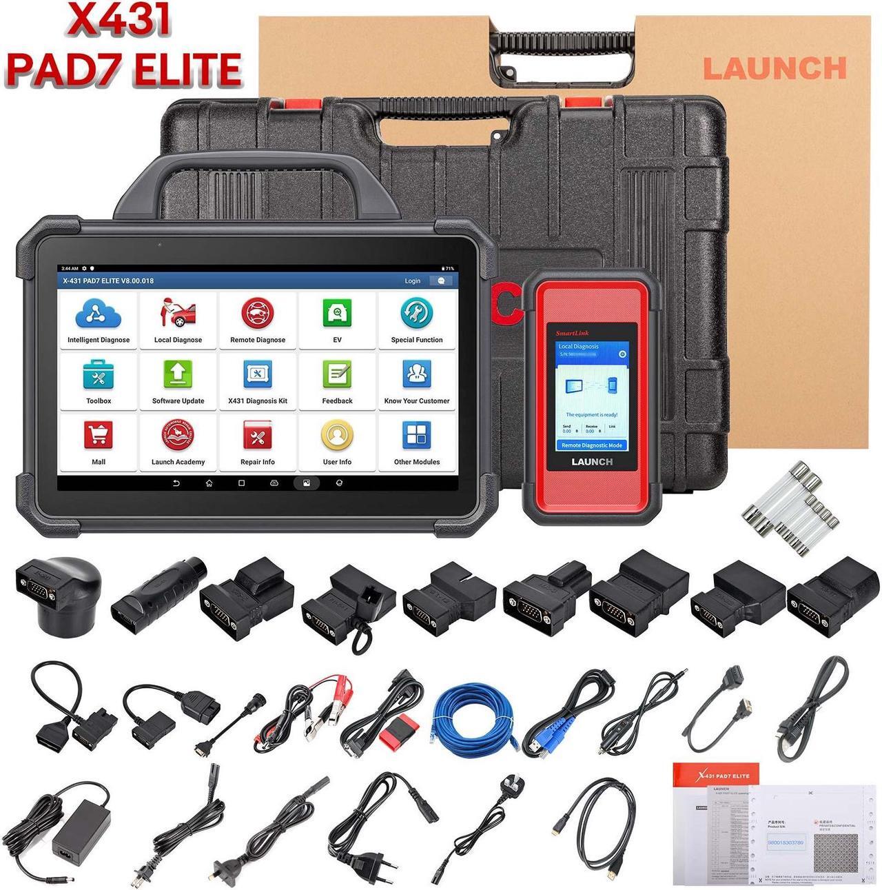 Alt view image 6 of 7 - Launch X431 PAD VII PAD 7 Elite Scanner with GIII XPROG 3 Key Programmer Support with All Keys Lost & Online Programming