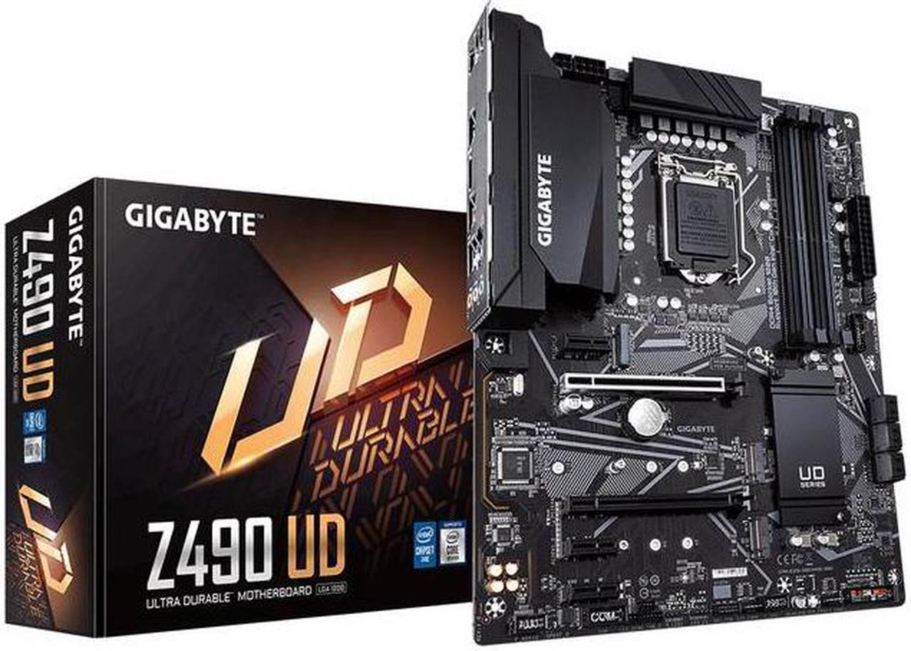 Alt view image 2 of 15 - Gigabyte Ultra Durable Z490 UD LGA-1200 Comet Lake DDR4 ATX Desktop Motherboard