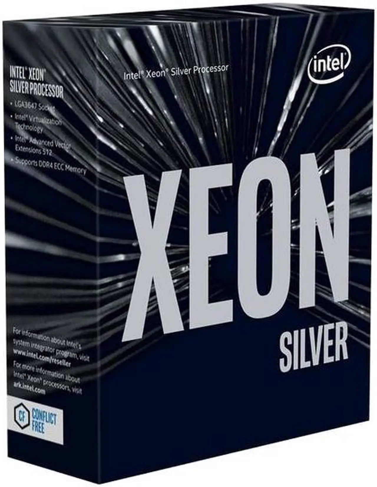 Alt view image 7 of 15 - Intel Xeon Silver 4214 12-Core, 24-Thread, 2.2 GHz (3.2 GHz Turbo) LGA 3647 85W BX806954214 Server Processor