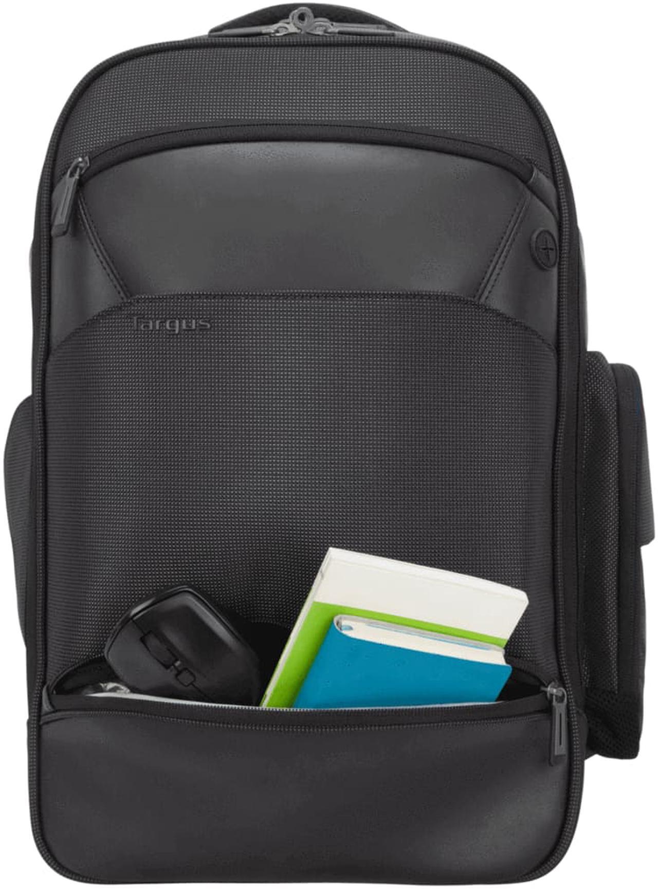 Alt view image 3 of 9 - Targus 15.6" Mobile ViP+ Backpack with Wireless Phone Charger discontinued