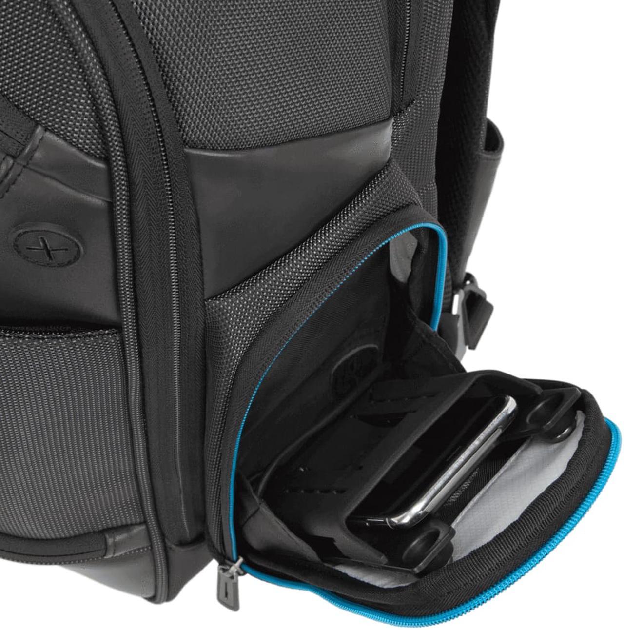 Alt view image 4 of 9 - Targus 15.6" Mobile ViP+ Backpack with Wireless Phone Charger discontinued