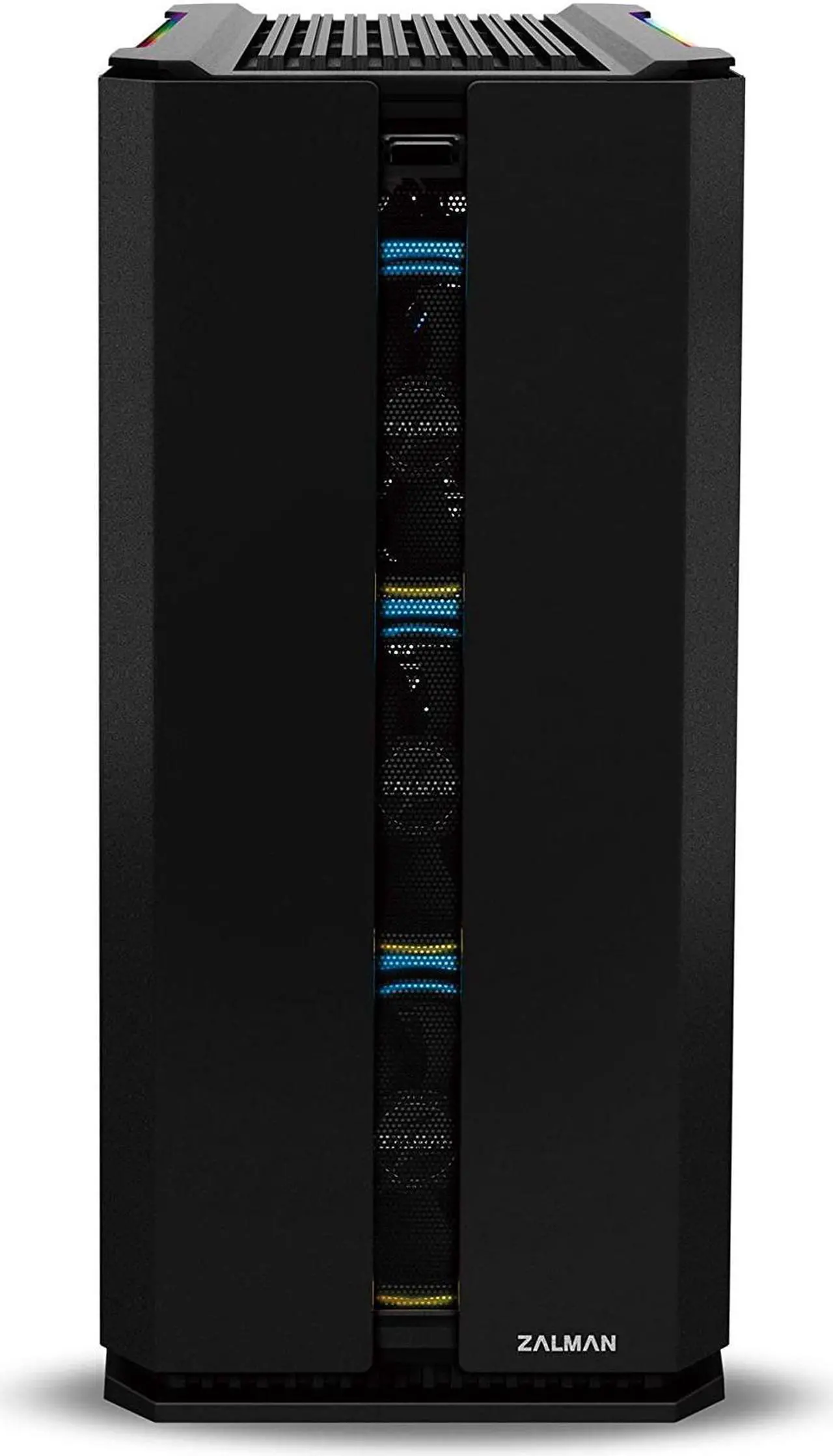 Alt view image 6 of 14 - ZALMAN X3 ATX Mid-Tower includes RGB LED Fan Controller w/4 RGB Fans (supports up to 6), Tool-less Front & Side Panels