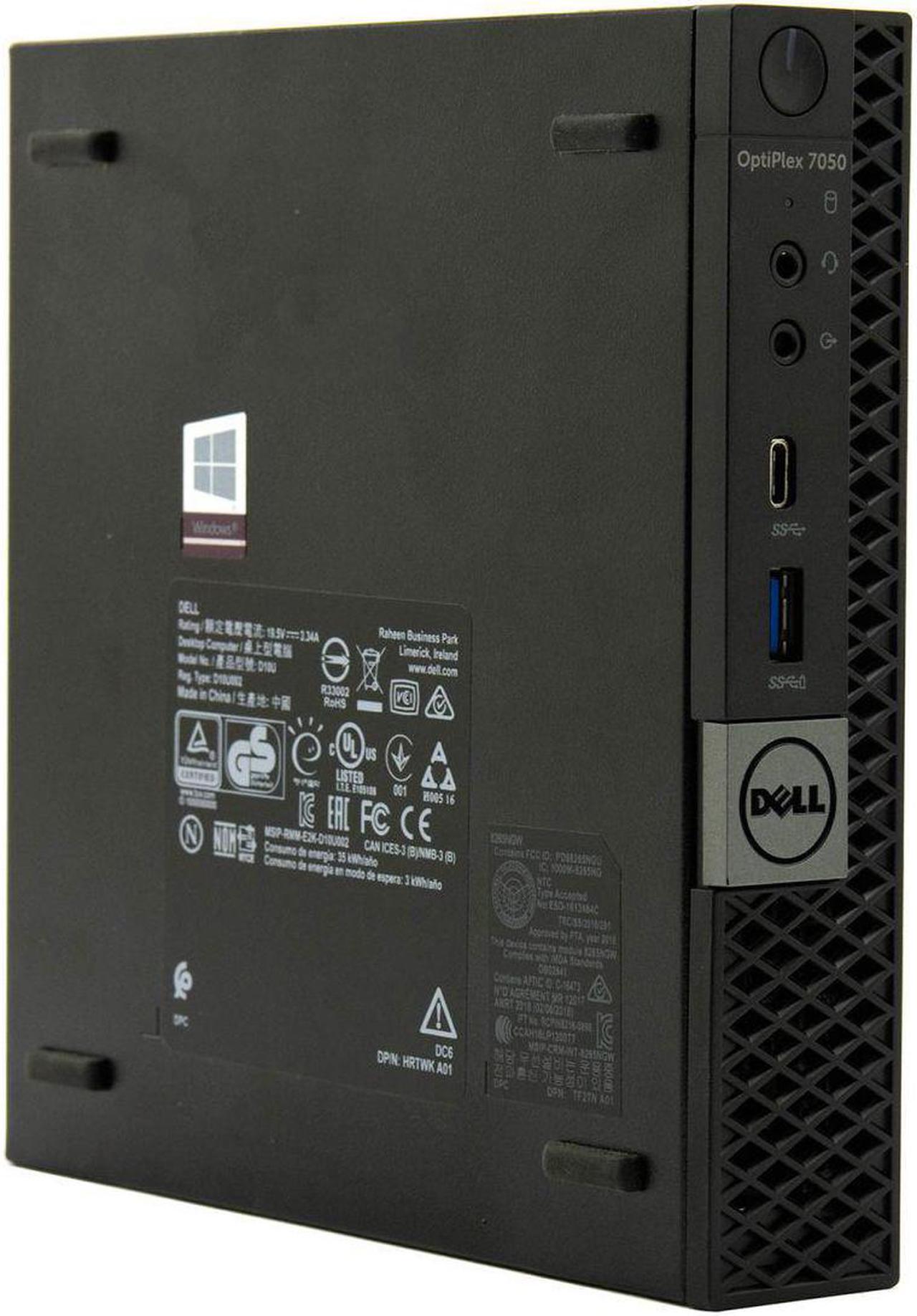 Alt view image 6 of 9 - DELL 7050 MICRO Intel Core i5-6500T 2.50 GHz, 8GB, M.2/128GB SSD, Win 10 Pro
