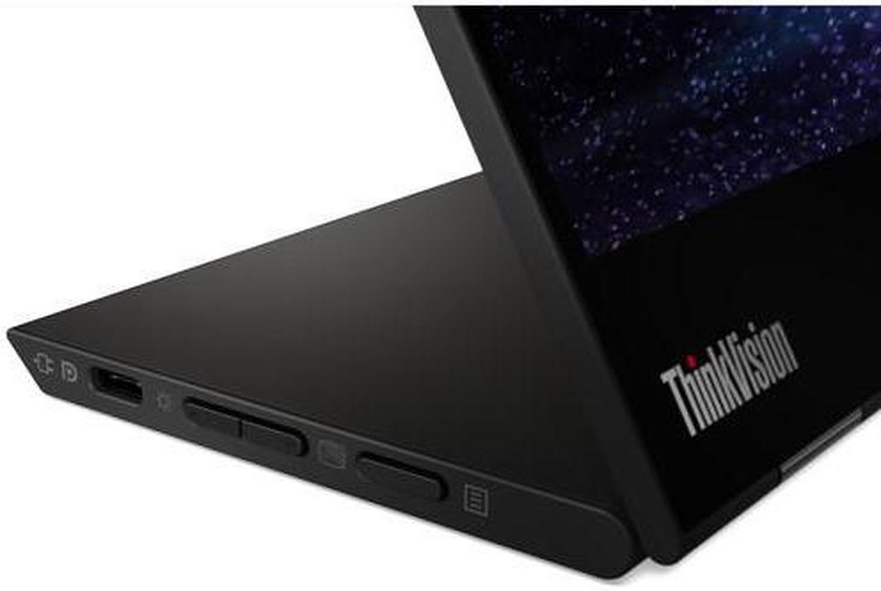 Alt view image 17 of 20 - Lenovo ThinkVision M14t 14" USB-C Mobile Monitor with Touch Screen