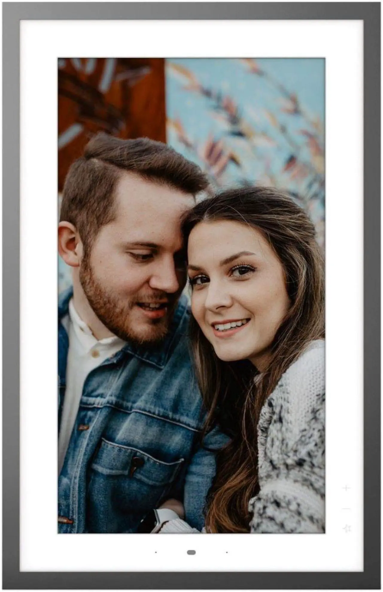 Alt view image 3 of 7 - Lenovo 21.5 inch Smart Picture Frame with Mount Gray Alexa Google ZA6G0006US