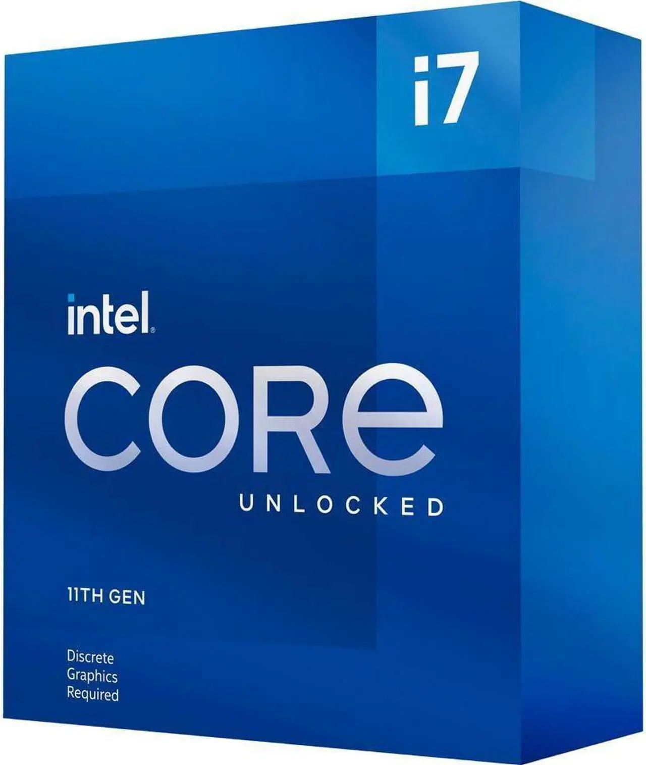 Alt view image 8 of 9 - Intel Core i7 Gen 11 I7-11700KF 4.90 GHz Rocket Lake SRKNN FCLGA1200 CPU