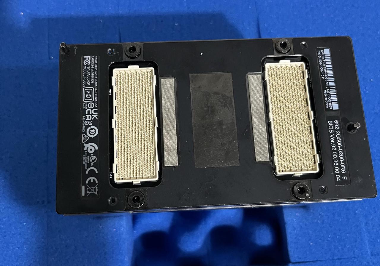 Alt view image 3 of 3 - 699-2G506-0200-300 Nvidia A100 40GB SXM4 GPU w/Heatsink