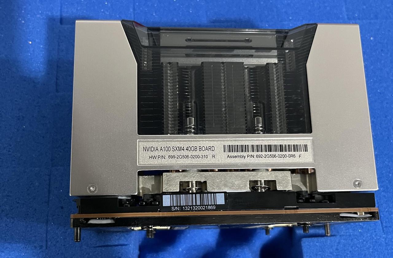 Alt view image 2 of 3 - 699-2G506-0200-300 Nvidia A100 40GB SXM4 GPU w/Heatsink