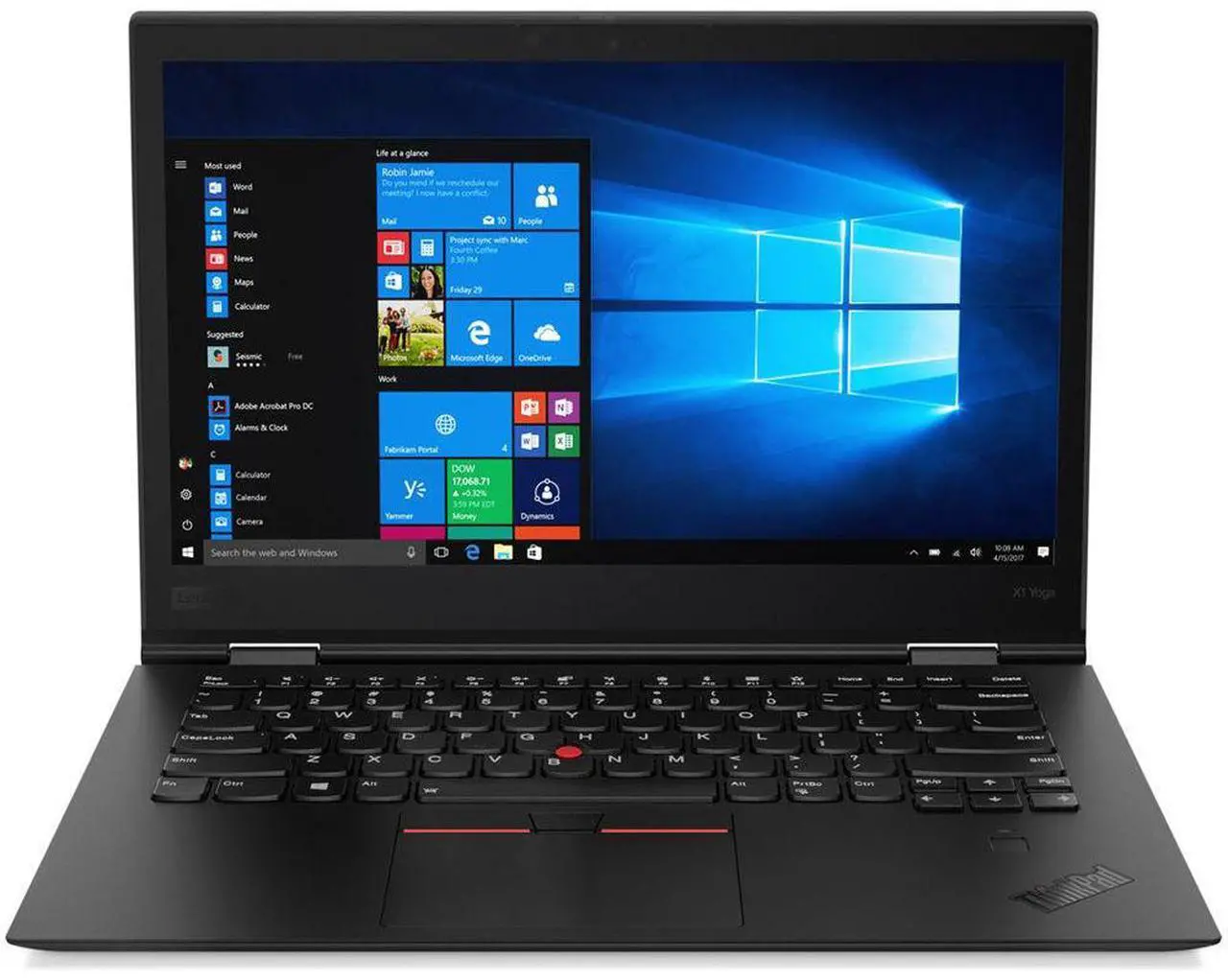 Alt view image 2 of 7 - Lenovo 14" X1 Yoga 3rd Gen Touch Intel Core i5 8GB RAM 256GB SSD Win10