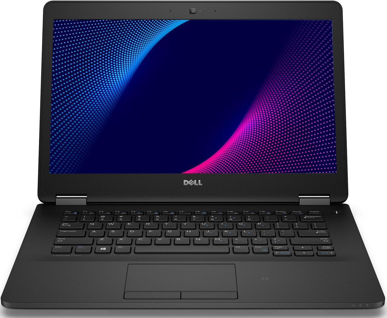 Dell Latitude E7470 6th Gen 2.40 GHz Intel i5, 8GB DDR4, 512GB SSD Hard Drive, Webcam, Backlit Keyboard Windows 10 Pro 64 Bit, 14" Screen Laptop Computer