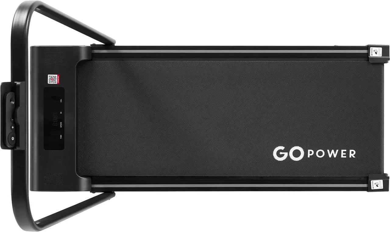 Alt view image 3 of 7 - GoPowerBike GoFit Folding Walking Pad Treadmill with Remote Control | 6 Mile Max Speed 2-in-1
