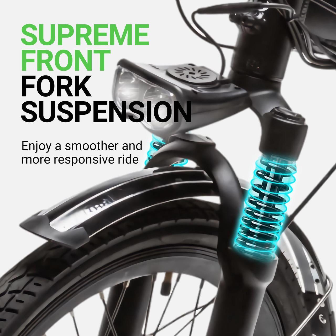 Alt view image 4 of 7 - GoPowerBike GoCity Folding Electric City Bike (Refurbished)