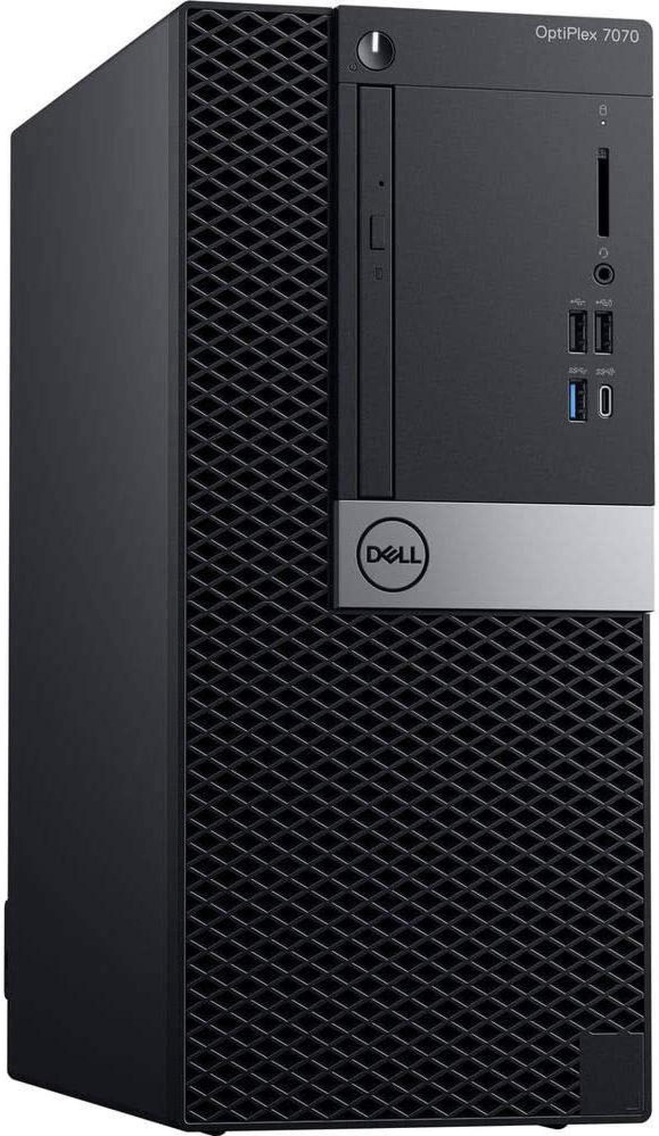 Dell OptiPlex 7070 Tower Desktop Computer, Intel Core i7-9700, 16GB RAM, 256GB SSD, Windows 10 Pro