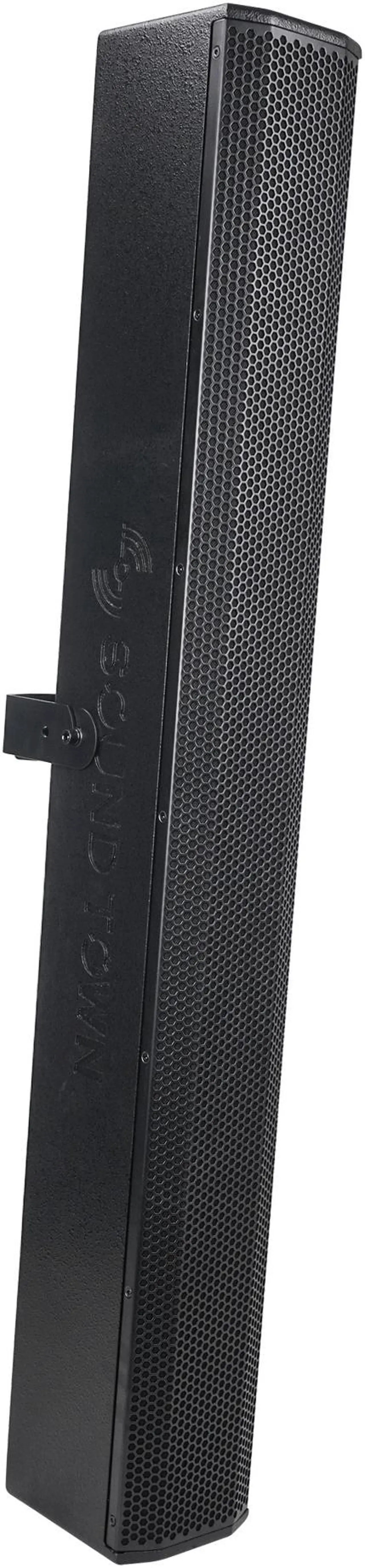 Alt view image 2 of 7 - Sound Town Passive Wall-Mount Column Mini Line Array Speaker with 8 x 5” Woofers, Black for Live Event, Church, Conference, Lounge (CARPO-V10B)