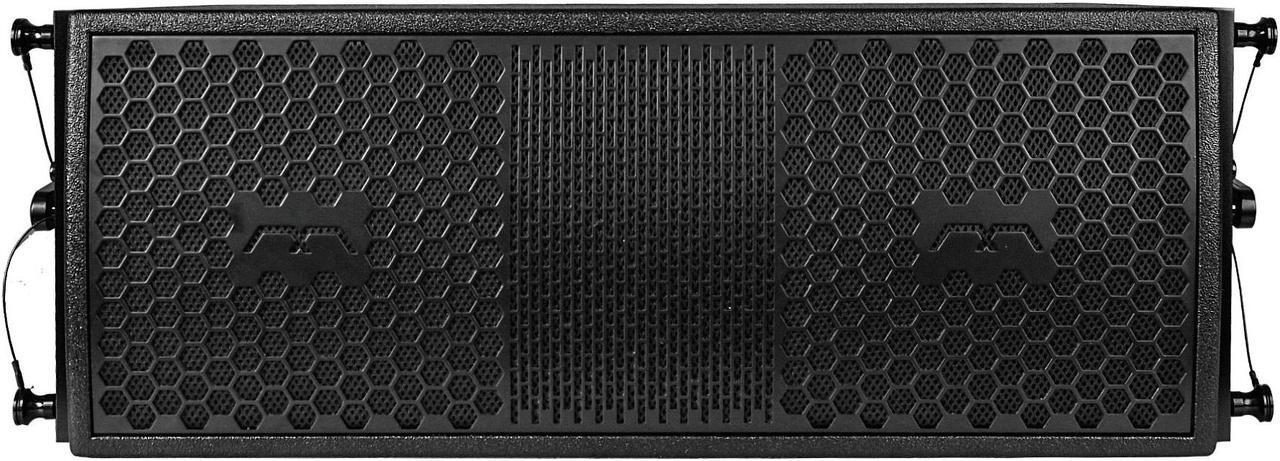 Alt view image 3 of 5 - Sound Town Mode Audio Series 2 Pairs of 2 x 8 Line Array Loudspeakers, with Italian Neodymium Compression Driver, Plywood, Full-Range/Bi-Amp Switchable, Aluminum Side Handles,Black (FILA-208-2PAIRS)