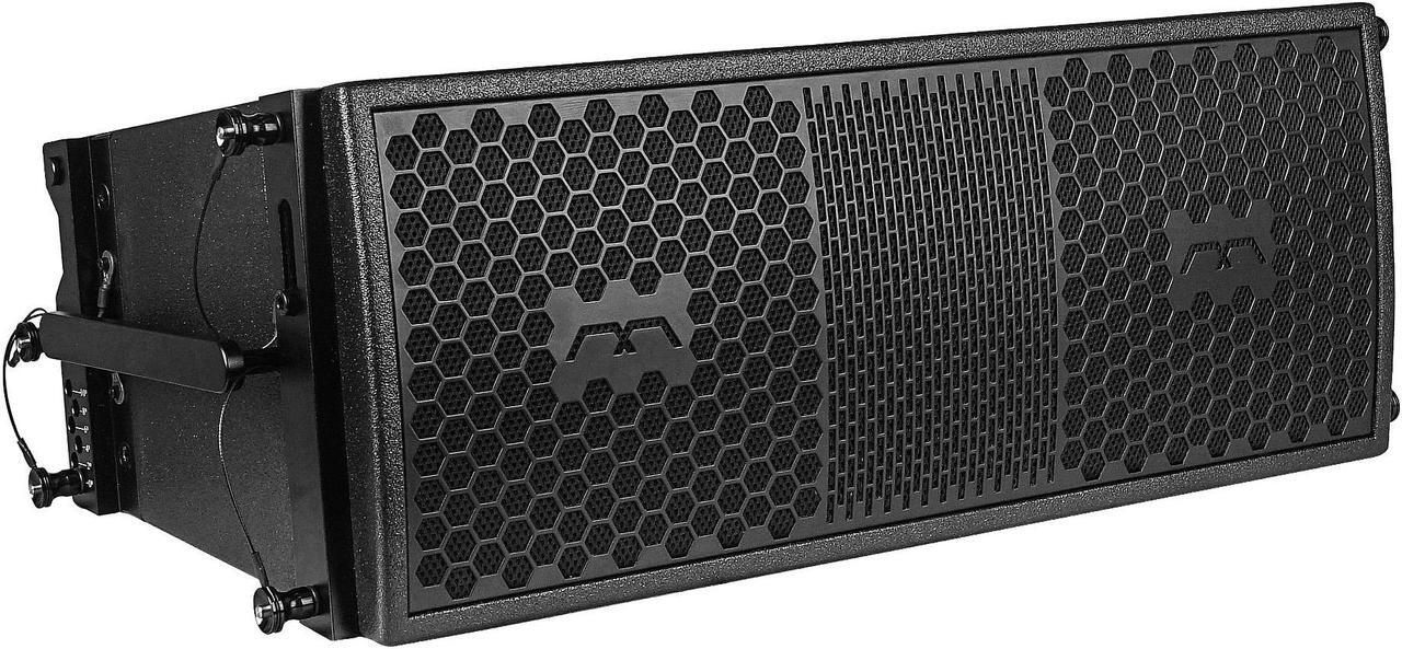 Alt view image 2 of 5 - Sound Town Mode Audio Series 2 Pairs of 2 x 8 Line Array Loudspeakers, with Italian Neodymium Compression Driver, Plywood, Full-Range/Bi-Amp Switchable, Aluminum Side Handles,Black (FILA-208-2PAIRS)