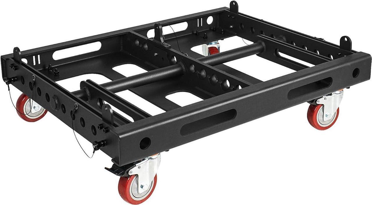 Alt view image 3 of 6 - Sound Town ZETHUS Series Flying/Caster/Stacking Frame for ZETHUS-212LMH Line Array Speakers, Multi-Functional Design (ZETHUS-212FF)