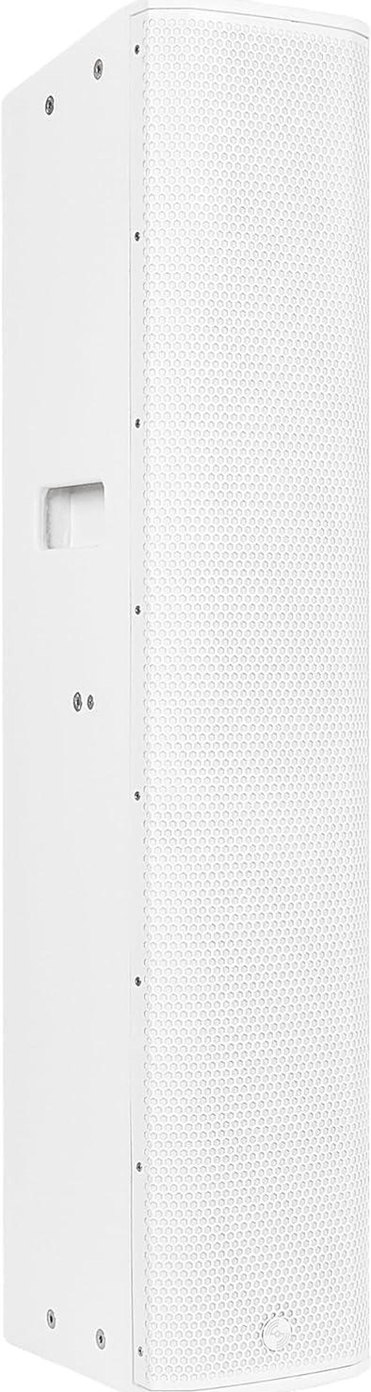Main image of Sound Town High-Power Powered Column Line Array Speaker with 6x5-Inch Woofers, Dual Compression Drivers, Class-D w/DSP, TWS, Birch Plywood, Wall Mount for Conference, White (CARPO-K12WPW)