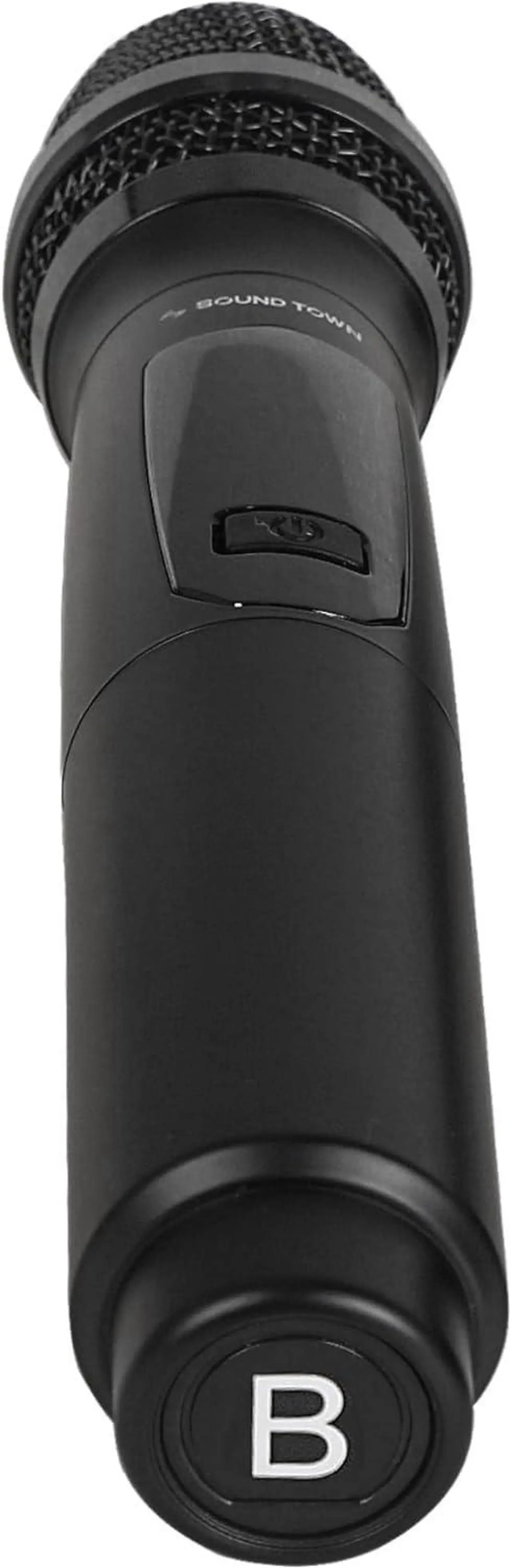 Alt view image 2 of 3 - Sound Town Wireless Metal Handheld Microphone with 8 Channels, Built-in Pop Filter, Replacement for SWM15-MAX & SWM16-MAX Wireless Microphone Mixer Systems, Channel B (SWM-MAX-BMIC)
