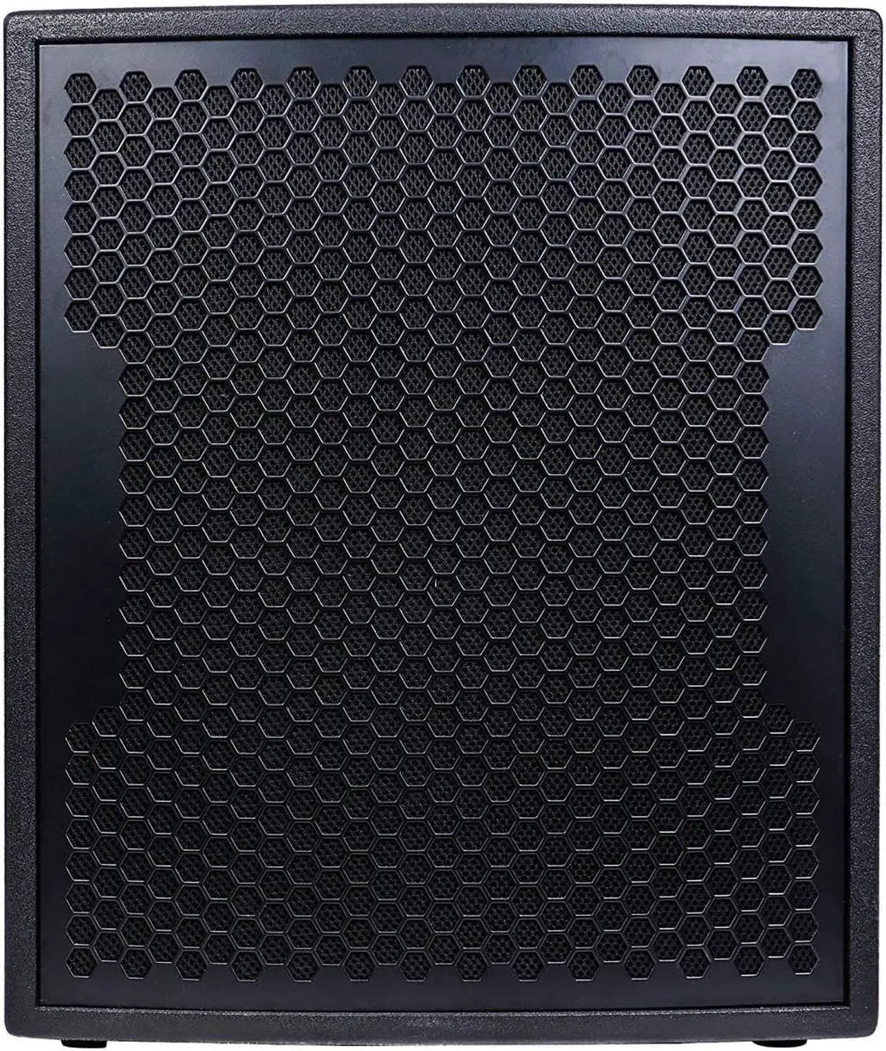 Alt view image 2 of 8 - Sound Town 1600 Watts 15” Powered Subwoofer with 2 Speaker Outputs, Plywood Enclosure and 2 Wheels, Black (CARPO-15SPW)