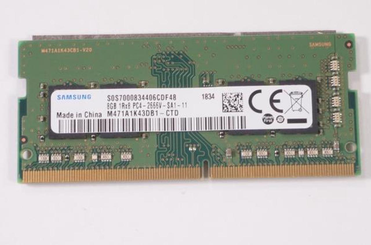 Samsung M471A1K43DB1-CTD 8 GB Laptop Memory Module - DDR4 - 2666 MHz - 260 Pin - SO-DIMM