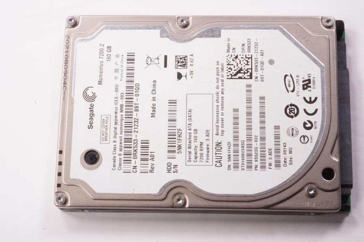 Main image of HTS723216L9SA60 Hitachi 160GB Sata Hard Drive Unit THINKPAD T400