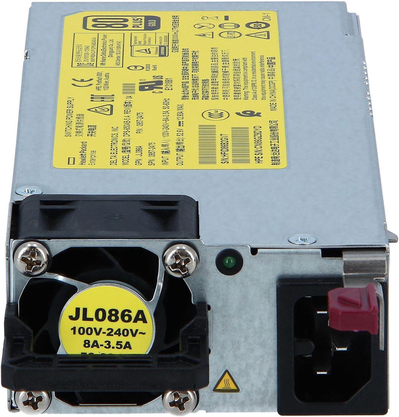 Alt view image 3 of 3 - HP JL087A#ABA ARUBA X372 54VDC 1050W PS