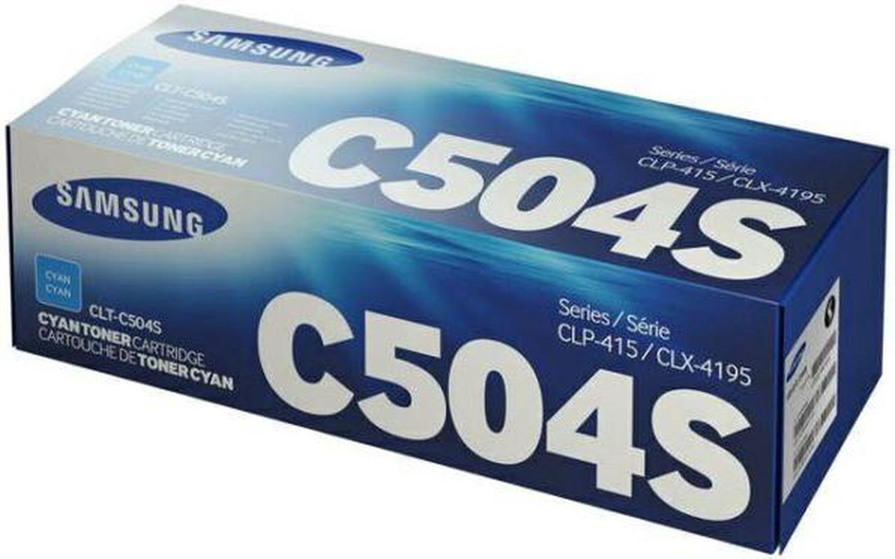 New Sealed box Samsung C504 CLT-C504S Cyan Toner Cartridge Genuine