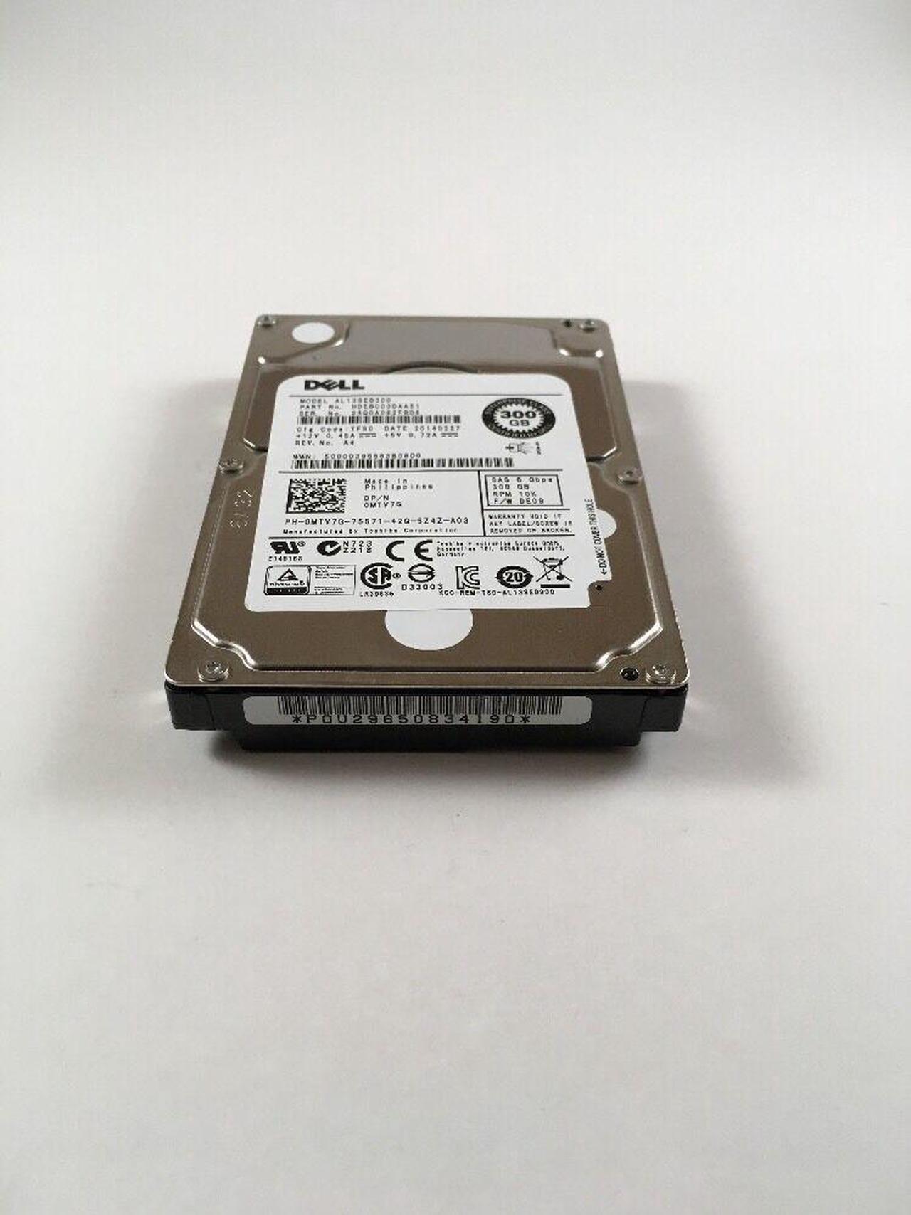 Alt view image 2 of 2 - Dell AL13SEB300 MTV7G 0MTV7G 300GB SAS 2.5" 10K Hard Drive W/O Tray