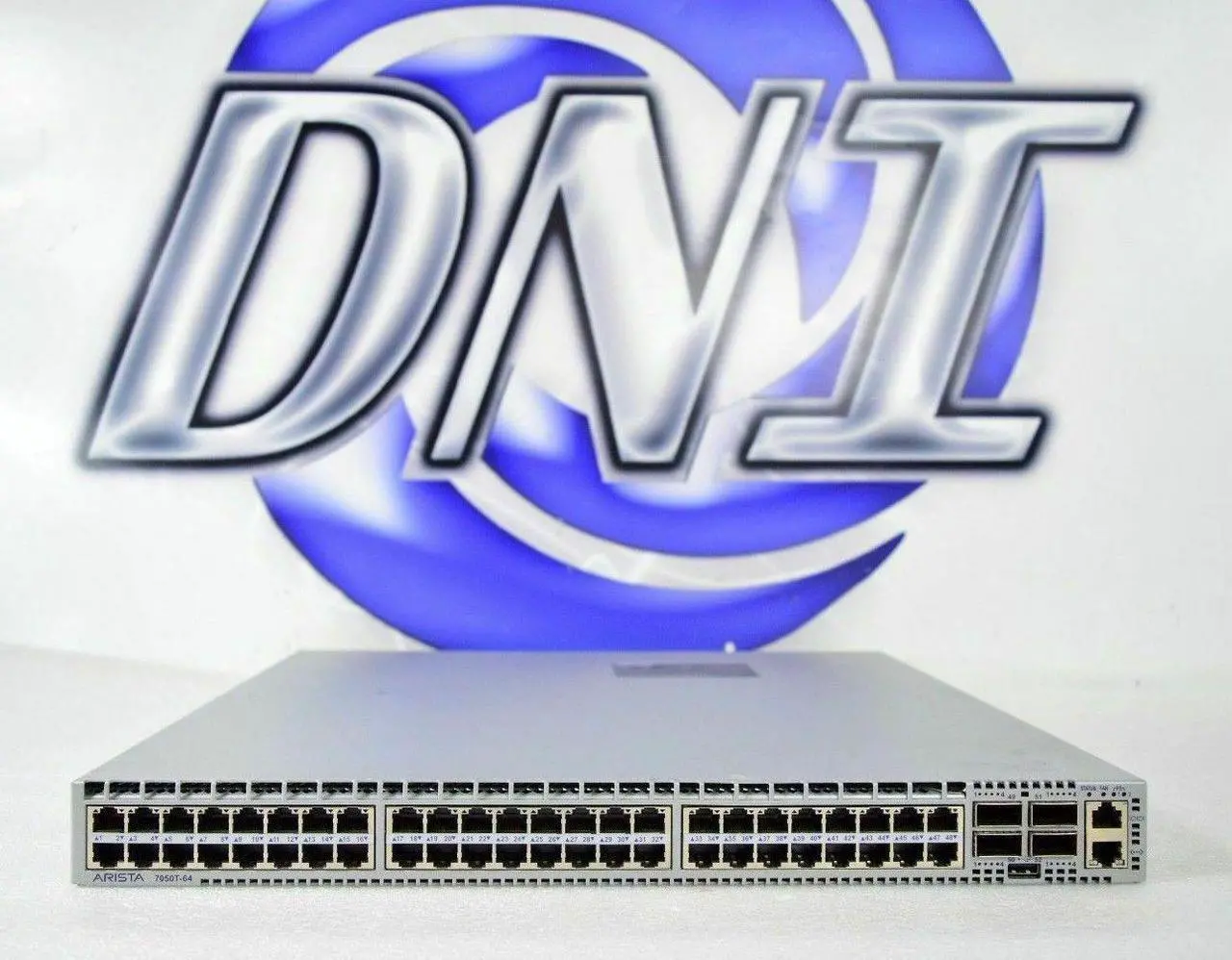 Main image of Arista DCS-7050TX-64-R 48x RJ45 1/10GBASE-T 4x QSFP+ Switch R-F Air 2x AC PSU HSS