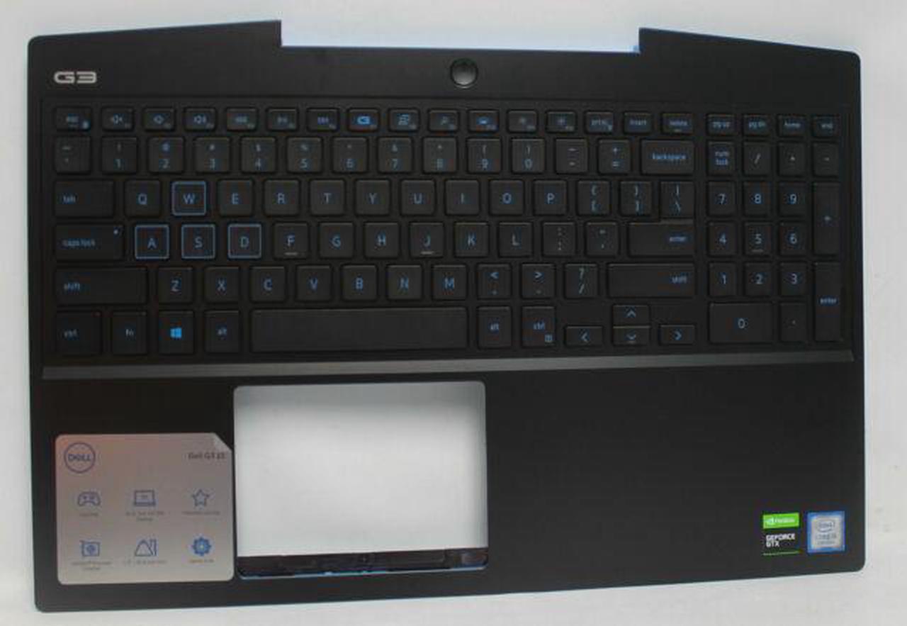 Main image of Dell G3 15 3590 PALMREST BLACK AND BLUE NO TOUCHPAD P0NG7 Grade B