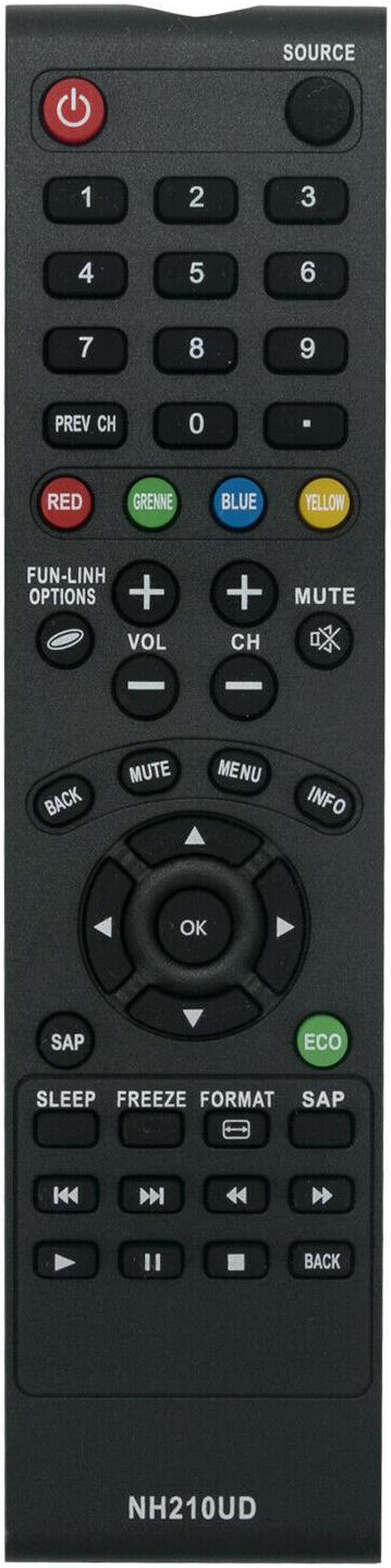 Main image of New NH210UD Replace Remote Control for Sylvania TV LC190SS2 LC220SS2 LC260SS2