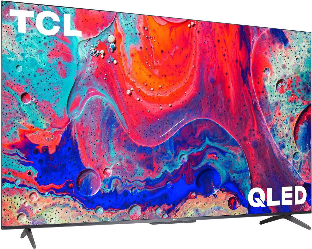 Alt view image 2 of 6 - TCL - 50" Class 5-Series QLED 4K UHD Smart Google TV