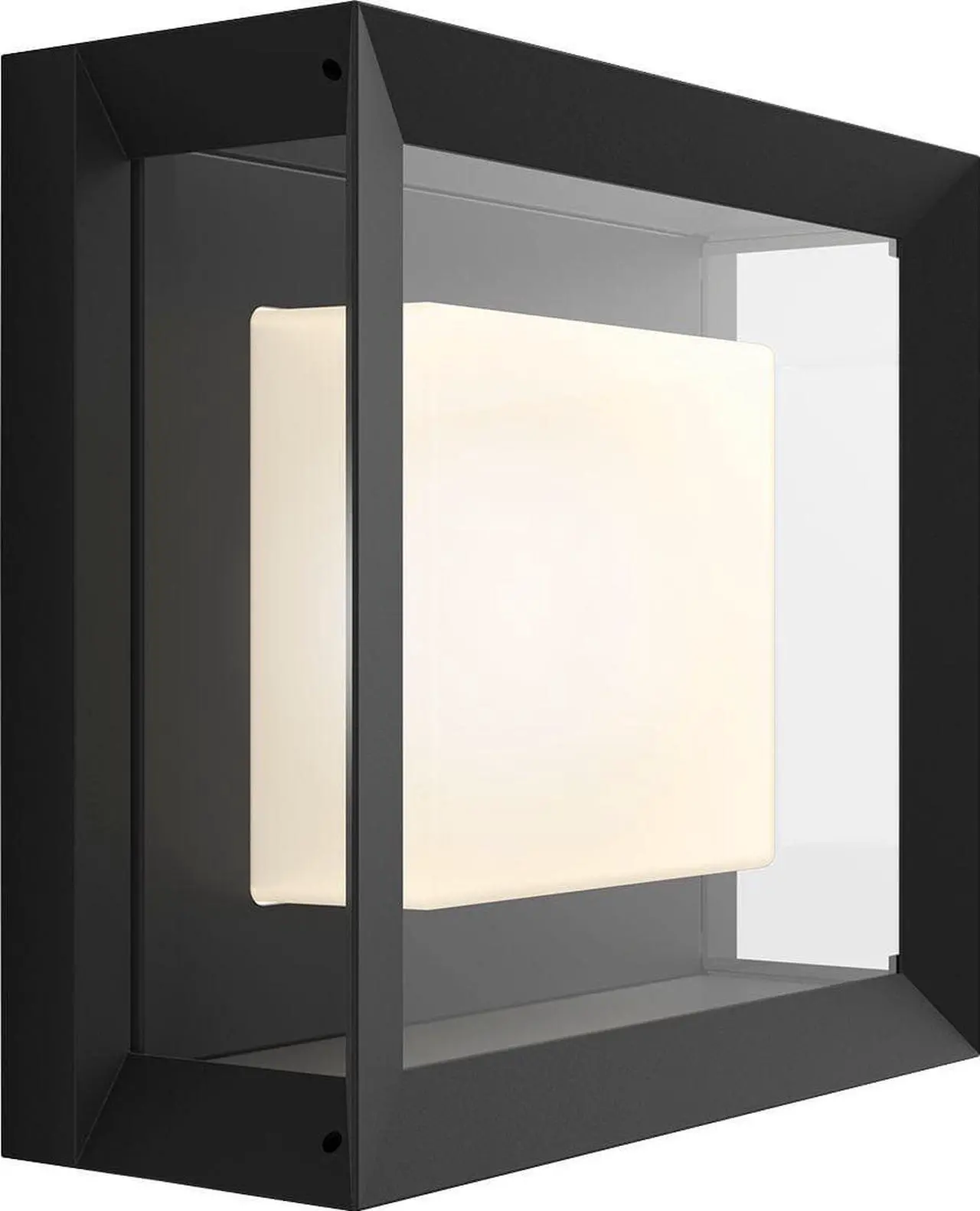 Main image of Philips - Hue White and Color Ambiance Econic Outdoor Wall and Ceiling Light - Black