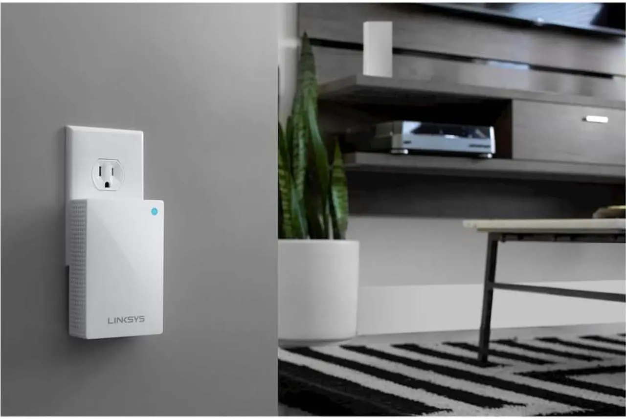 Alt view image 6 of 6 - Linksys - Velop Plug-In AC1300 Dual-Band Wi-Fi Mesh Extender