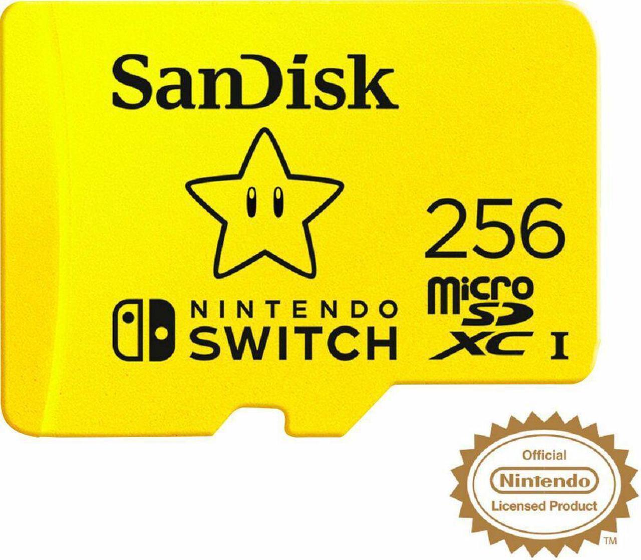 Alt view image 3 of 6 - SanDisk - 256GB microSDXC UHS-I Memory Card for Nintendo Switch