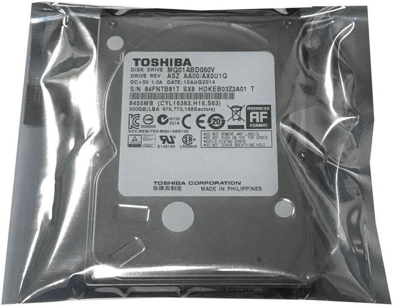 Alt view image 2 of 4 - Toshiba 500GB 5400RPM 8MB Cache 9.5mm SATA 3.0Gb/s 2.5" Notebook Hard Drive