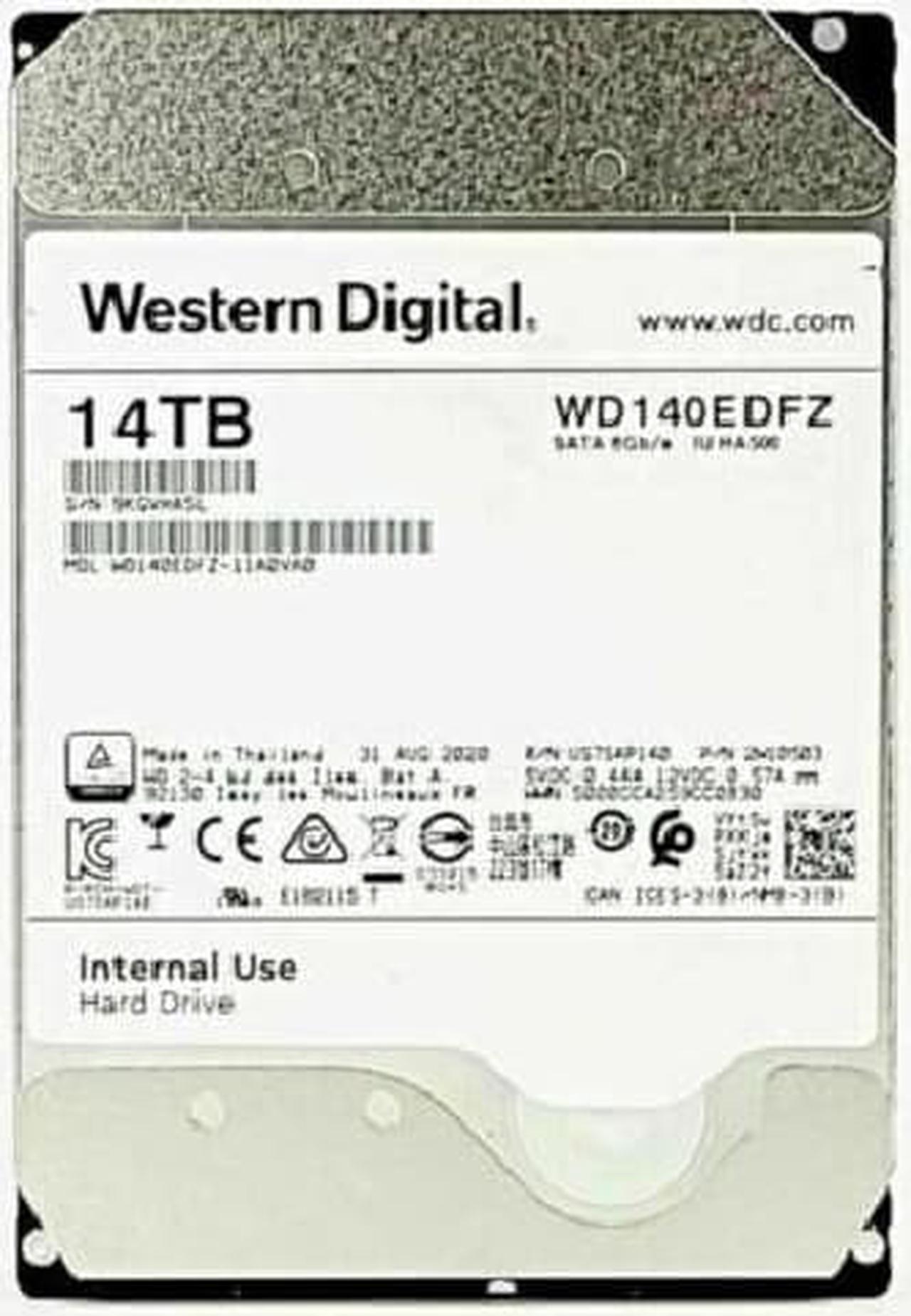 Western Digital 14TB , 3.5 In SATA 3 Hard Drive - WD140EDFZ