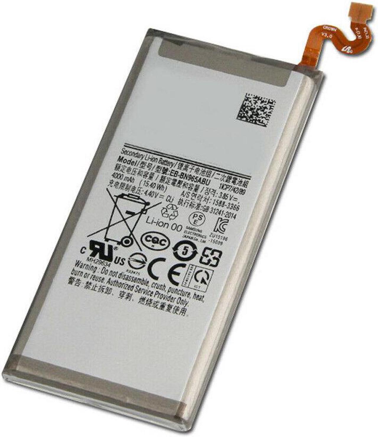 Note 9 Battery for  Galaxy Note 9 Smart Phone EB-BN965ABU Replacement