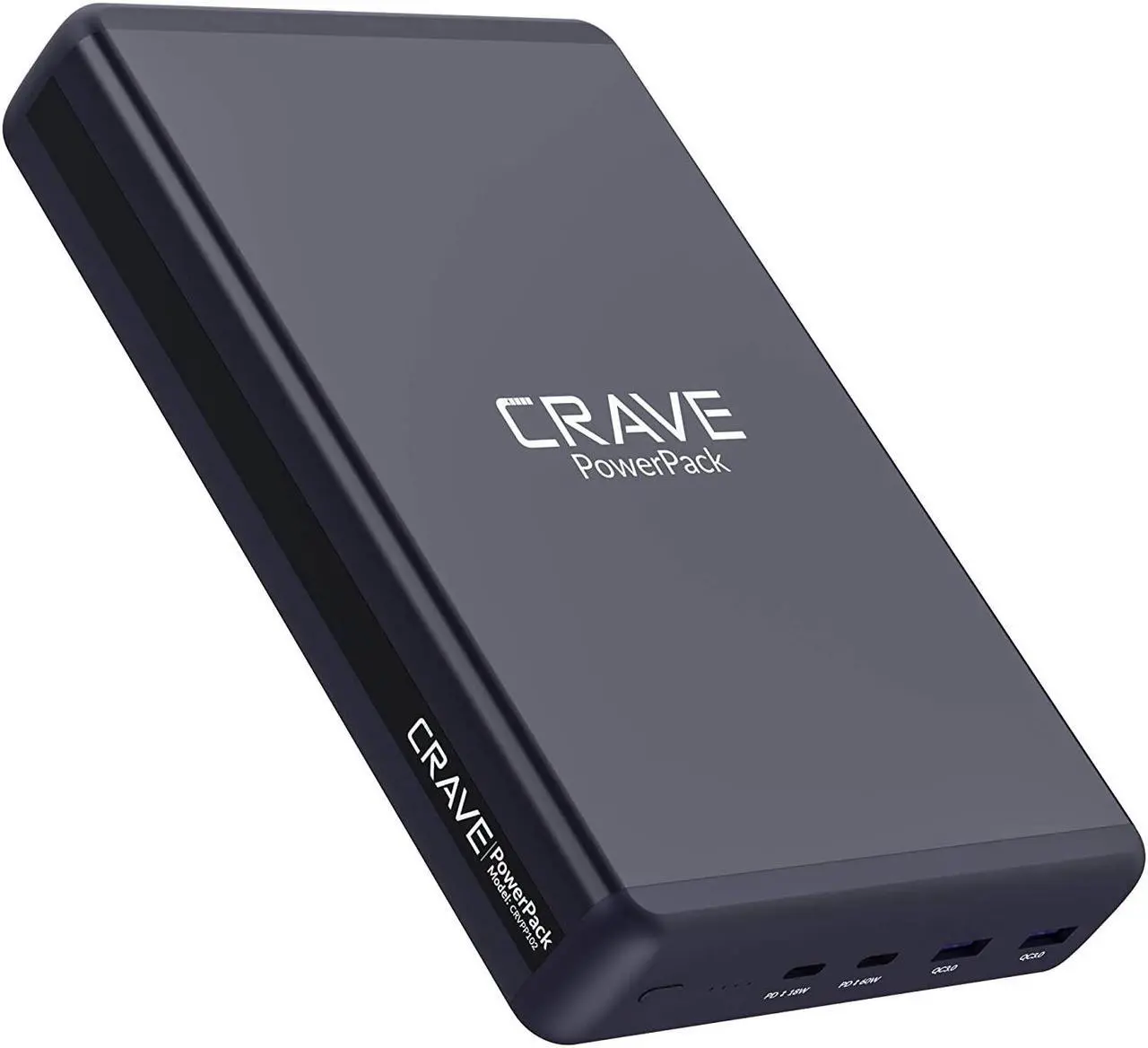 Main image of PD Power Bank 50000mAh, Crave PowerPack Portable Battery Pack Charger [Power Delivery PD 3.0 USB-C 60W + Quick Charge QC 3.0 Dual Ports] for MacBook, iPhone, Samsung, and More