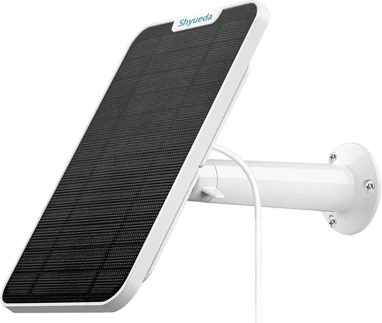 Alt view image 2 of 7 - Updated Version 4W Solar Panel Charging Compatible With Arlo Pro 3/Pro 4/Ultra/Ultra 2/Go 2 Only, With 13.1Ft Waterproof Charging Cable, Ip65 Weatherproof,Includes Secure Wall Mount(3-Pack)