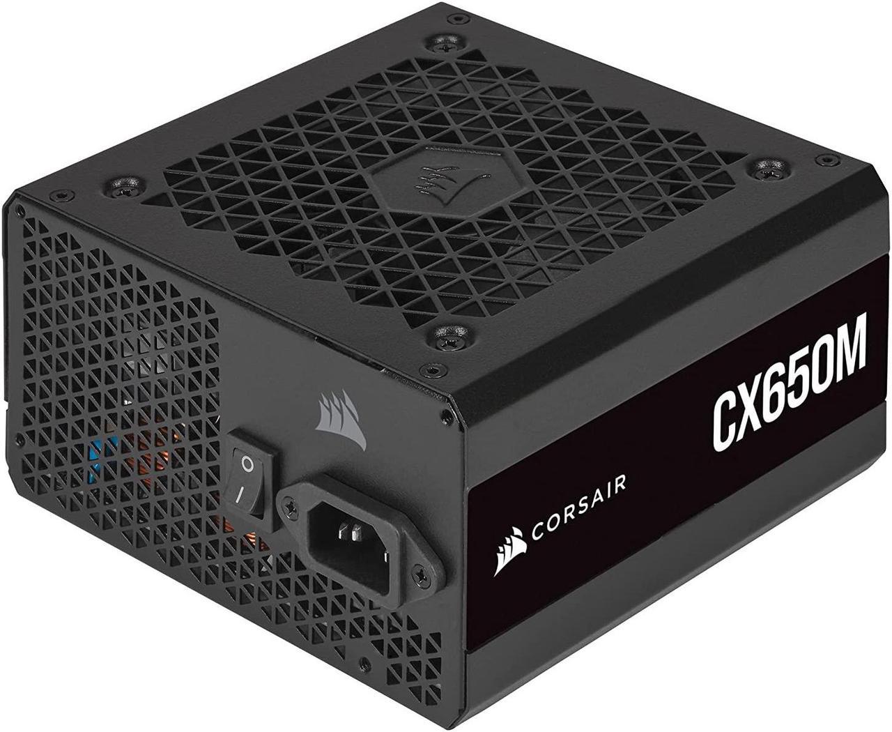 CORSAIR CX-M CX650M 650 W ATX12V / EPS12V 80 PLUS BRONZE Certified Semi-Modular Power Supply