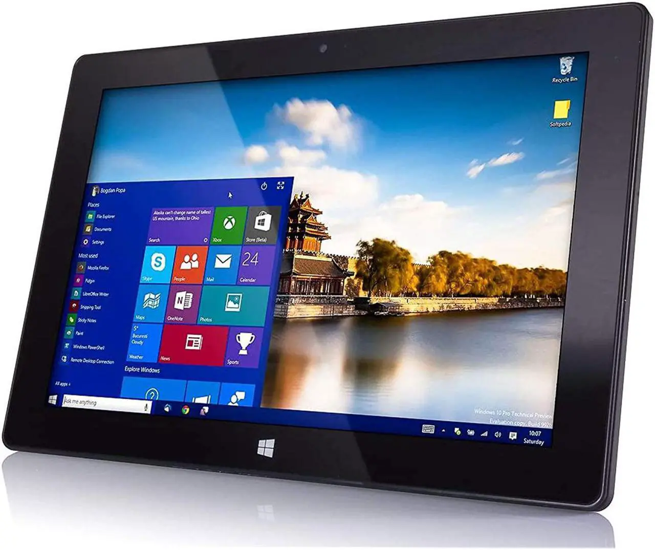 Alt view image 7 of 13 - 10" Windows 10 Fusion5 Ultra Slim Windows Tablet PC- (4GB RAM, 64GB Storage, FWIN232+ Model, Full Size USB 3.0, Intel Quad-core, 5MP and 2MP Dual Cameras, Bluetooth, October 2018 Model,Windows 10 S