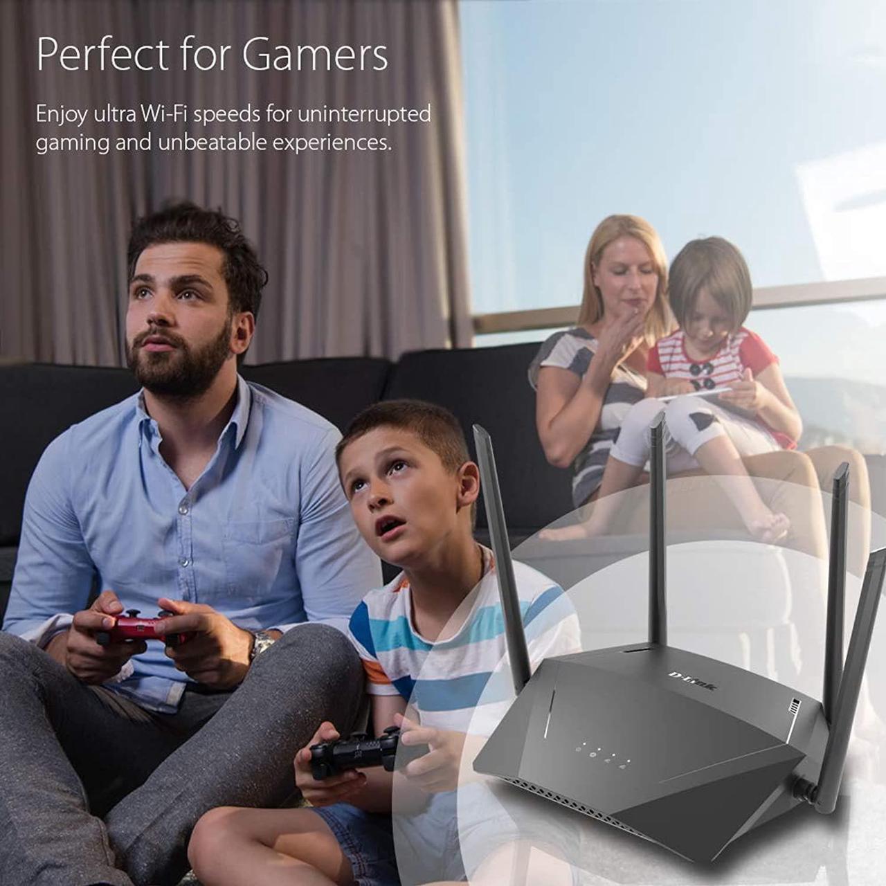 Alt view image 14 of 17 - D-Link WiFi Router AC1700 Mesh Smart Internet Network Works with Alexa & Google Assistant, WP3 MU-MIMO Dual Band Gigabit Gaming (DIR-1750-US) ( NEW )