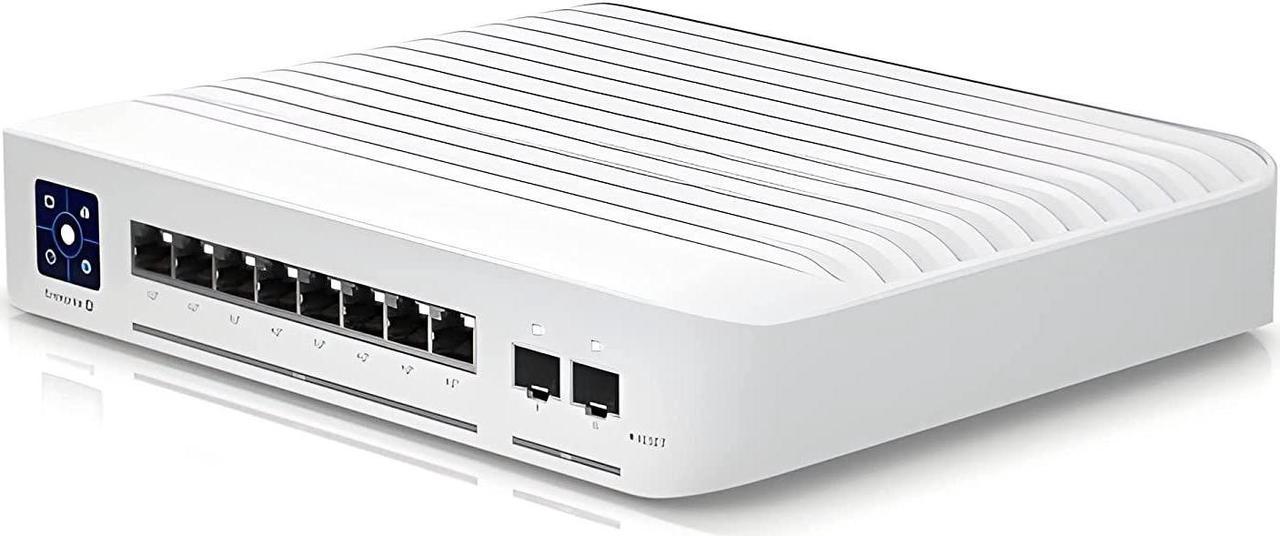 Ubiquiti Switch Enterprise 8 PoE | 8-Port Managed Layer 3 Multi-Gigabit PoE Switch USW-Enterprise-8-PoE