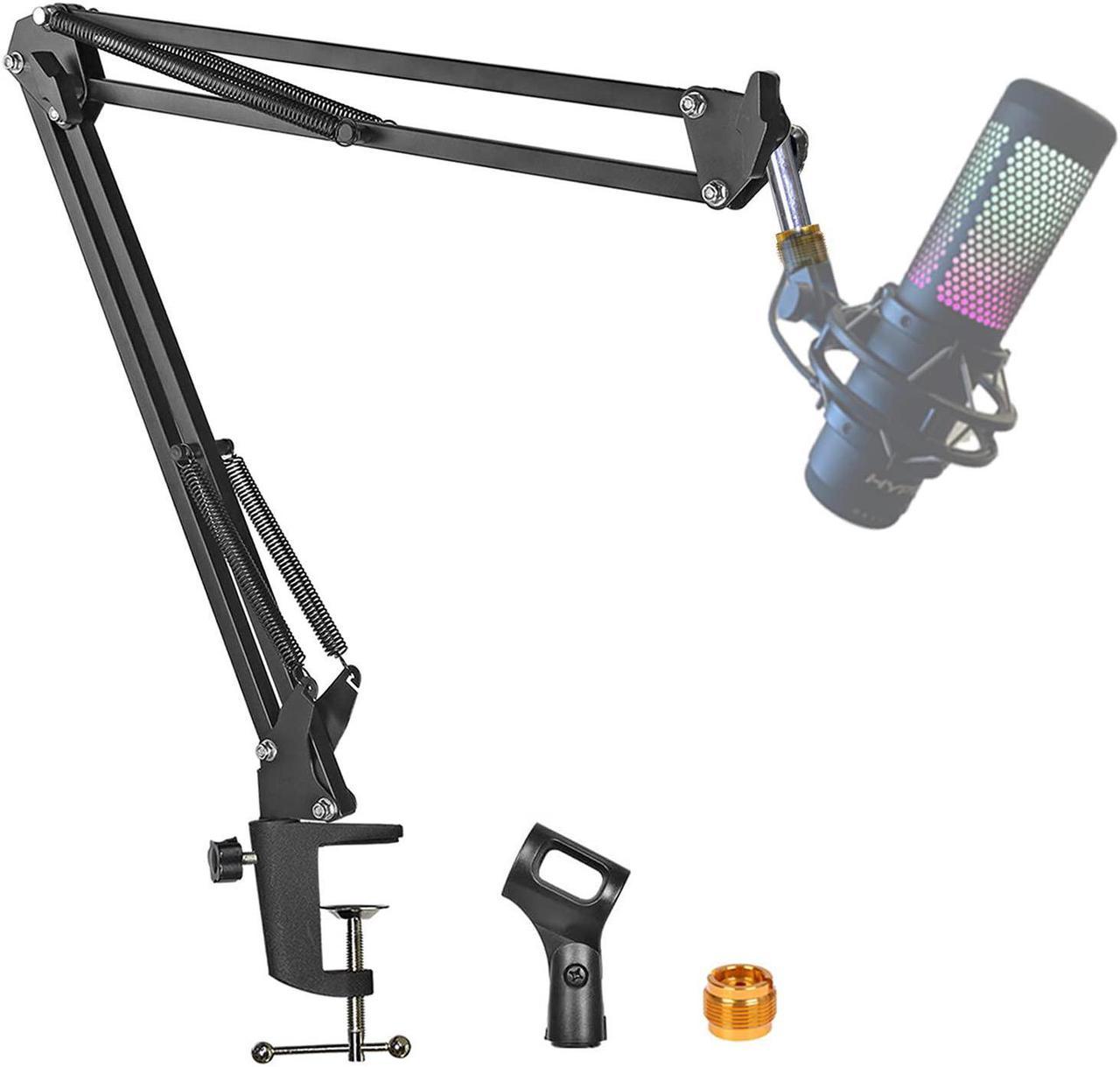 Boom Arm For Hyperx Quadcast Microphone, Adjustable Suspension Mic Scissor Stand, For Studio Recording & Broadcasting Compatible With Hyper X Quad Cast S Solocast Streaming Mic By