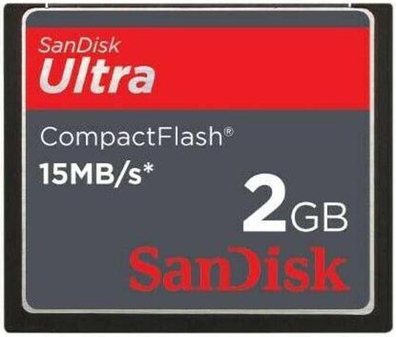 Alt view image 5 of 5 - SanDisk SDCFH-002G CRW 2GB 50p CF r15MB/s SanDisk Ultra Bulk Compact Flash Card with SN RFB