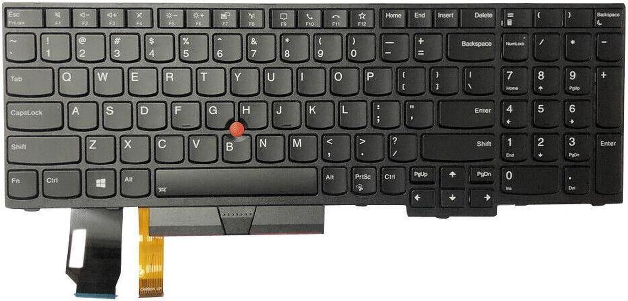 Alt view image 2 of 5 - replacement keyboard for Lenovo ThinkPad T15 P15S US with Backlit  5N20V78108 5N20V78907 5N20V7799